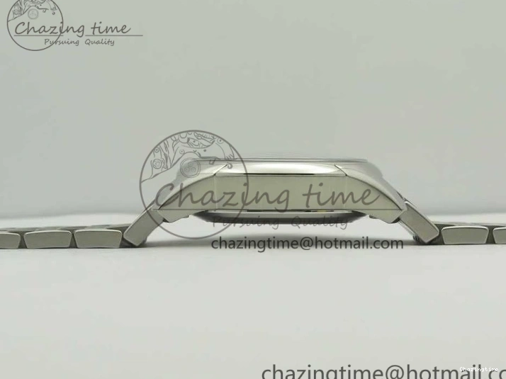 0315 De Ville Hour Vision 41mm SS VSF 1:1 Best Edition White Dial on SS Bracelet A8500 Super Clone Casual 7946